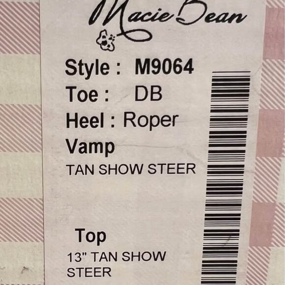 Macie Bean flag stars and stripes boots Style #M9064 - Picture 4 of 4